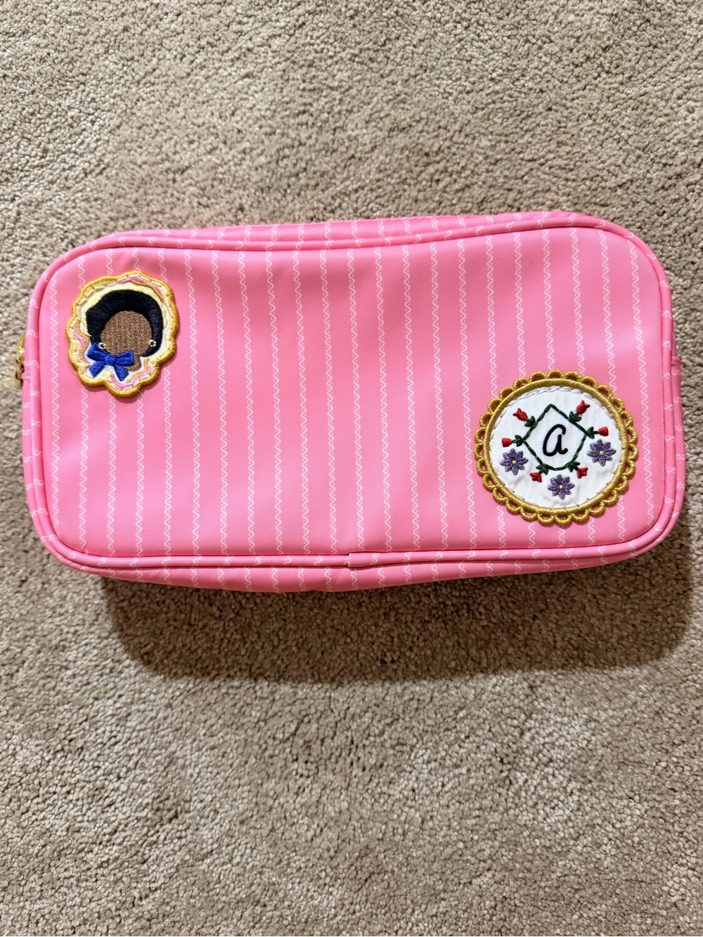 Brand New American Girl X Stoney Clover Addy Small Pouch with sewn Patches